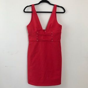 ZARA Trafaluc low cut bodycon dress